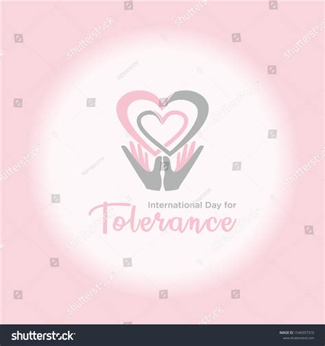 International Day Tolerance Design Template เวกเตอร์สต็อก ปลอดค่า