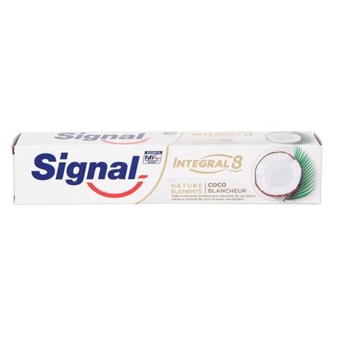 75ml SIGNAL Dentifrice Natural Elements Coco Blancheur Sur