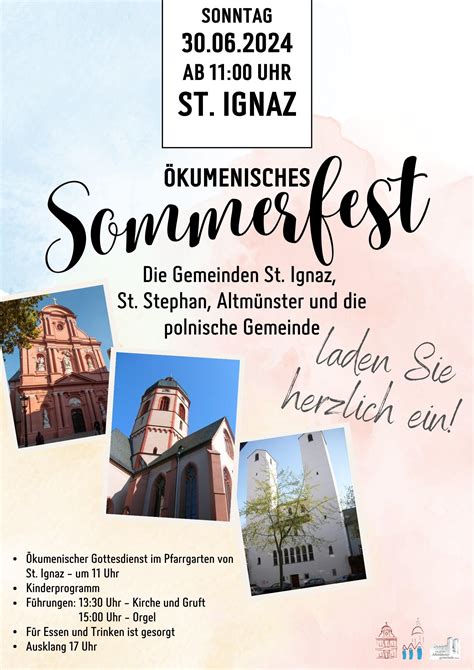 Kumenisches Sommerfest Im Pfarrgarten Von St Ignaz Pfarrei St