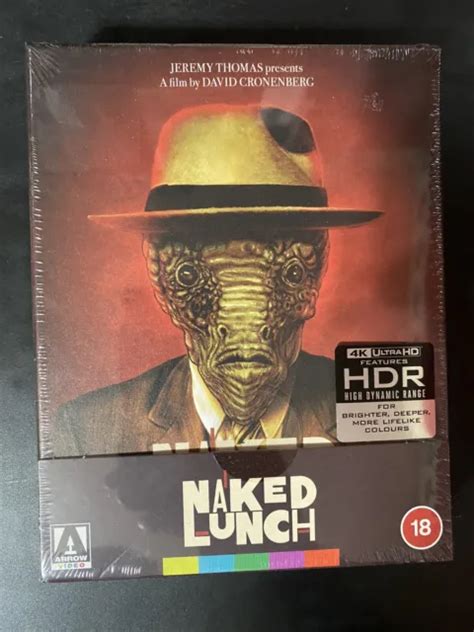 NAKED LUNCH 4K Ultra HD Blu Ray 1991 Arrow Video Limited Edition