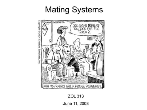 Mating Systems