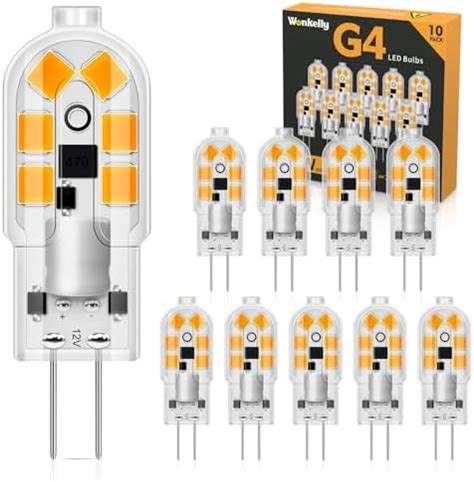 Ampoule G4 LED 2W Equivalent 20W Halogène Lampe AC DC 12V Ampoules