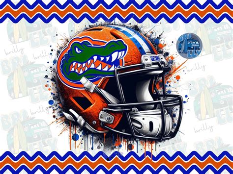 Florida Fl Gators Football Helmet Team Support Digital UF PNG - Etsy