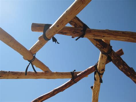 Construcción de un techo recíproco Ca María Cristina Habilidades de