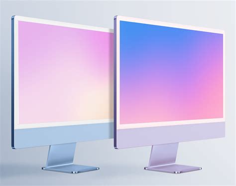 MacBook Aura Wallpapers Bundle of 5 Gradient Wallpapers - Etsy