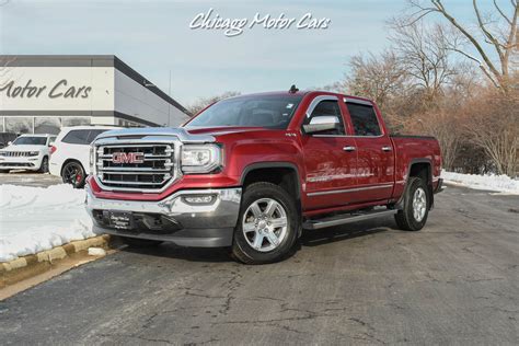 Used 2018 GMC Sierra 1500 SLT Crew Cab 4x4 Pickup LOADED Only 31k Miles