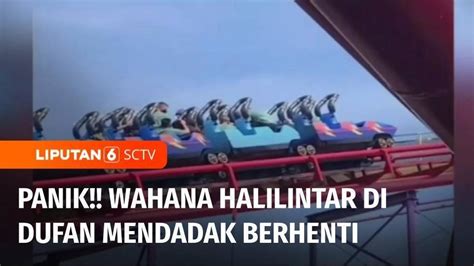 Viral Wahana Halilintar Dufan Mendadak Berhenti Pengunjung Panik