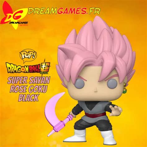 Funko Pop Dbs Super Saiyan Ros Goku Black W Scythe