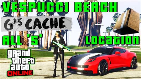 All 5 G S Cache Locations At VESPUCCI BEACH GTA 5 Online Geralds