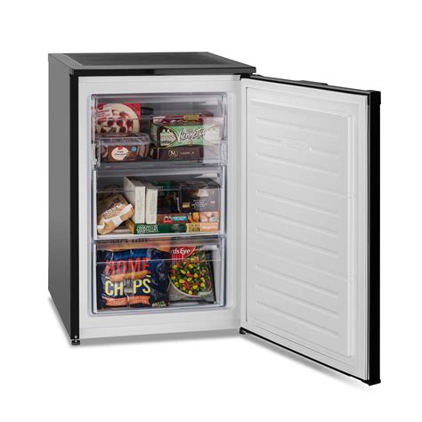 Montpellier Mzf Bk Undercounter Freezer In Black