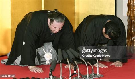 29 Georgian Sumo Wrestler Tochinoshin Promoted To Ozeki Stock Photos