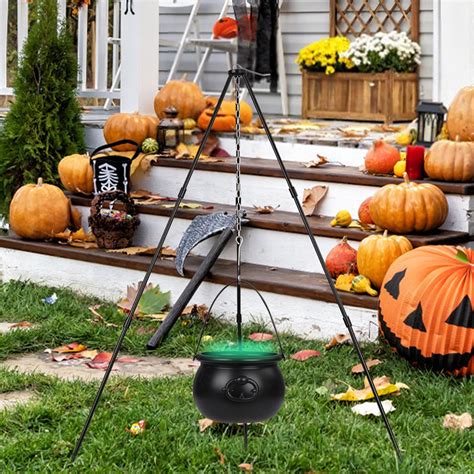 Halloween Witches Cauldron, Black Plastic Witches Cauldron for sale ...