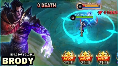 Brody Best Build Insane Damage Build Top Global Brody Mlbb