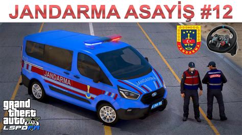 GTA 5 JANDARMA ASAYİŞ MODU 12 FORD TRANSİT LSPDFR YouTube