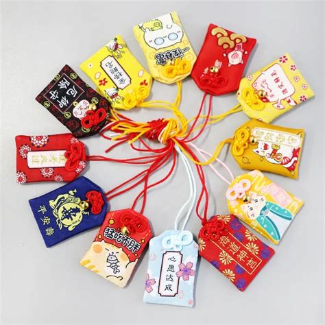 Yyx Wholesale Custom Diy Pray Bag Omamori Charm Japanese Amulet