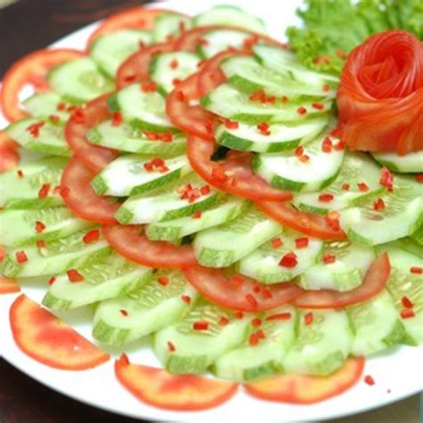 Salad cà chua dưa chuột - Nhà hàng Ngư Quán