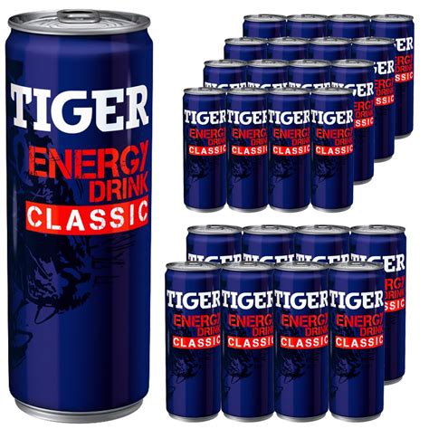 Tiger Energy Drink Classic Gazowany Napój Energetyzujący 250 Ml X24