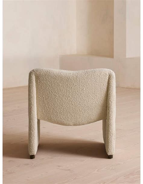 Lovett Armchair Boucle Natural Soho Home