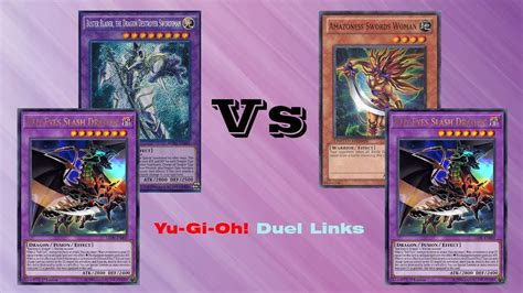 Yu Gi Oh Duel Links Red Eye Fusion Deck ATK 7100 VS Red Eye Fusion