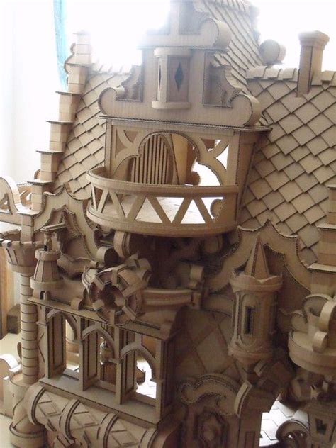 Cardboard castle | Cardboard castle, Cardboard box crafts, Cardboard ...