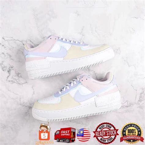 Ready Stock Nike Shadow Pastel Macaron Women Shoes Sneakers Sport Low Top Cut Wanita Kasut Pin