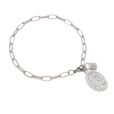 Pulseira Cadeia De Consagra O De Nossa Senhora De F Tima Lirio Do