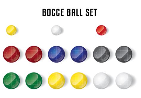 Bocce Ball Set 153404 Vector Art at Vecteezy