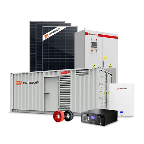 Mate Commercial Hybrid Solar System 50Kw 100Kw Photovoltaic Power