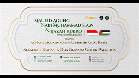 Maulid Agung Nabi Muhammad Saw Ijazah Qubro Maulid Simtuthdurrar