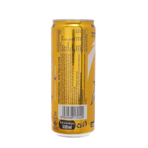 Energy Drink Sting Gold Ginseng Flavor Can Of 330ml Hien Thao Shop