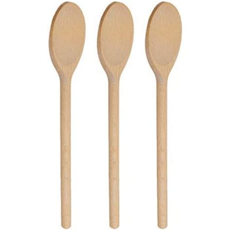 Inch Long Wooden Spoons For Cooking Oval Wood