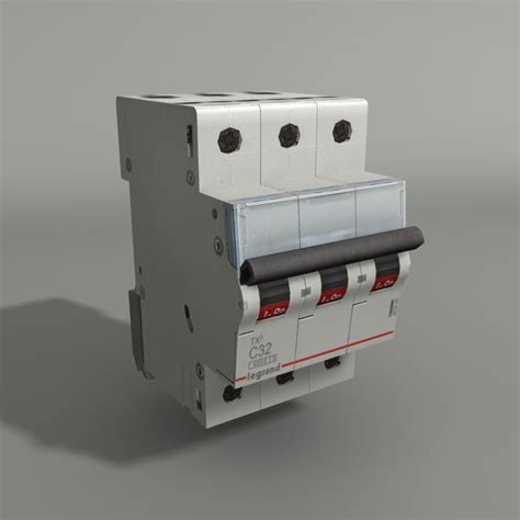 3 Phase Circuit Breaker 3D Model $18 - .3ds .fbx .obj .max - Free3D