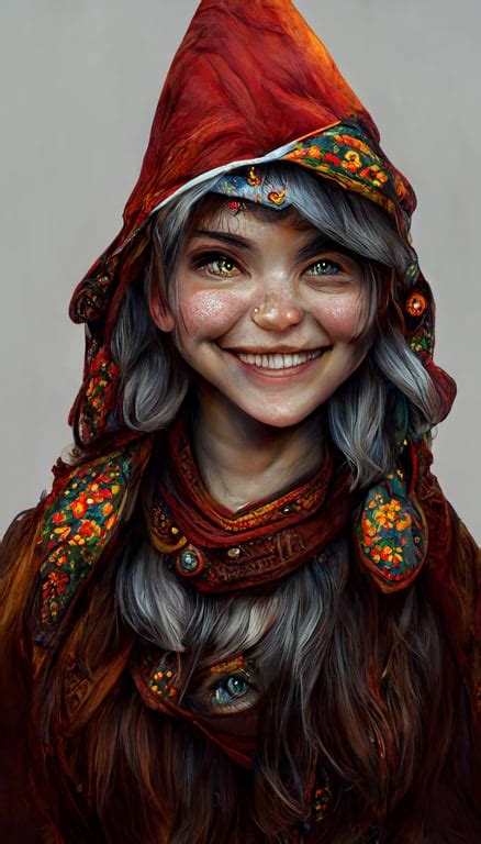 Prompthunt Gnome Female Dungeons And Dragons D D Heterochromia