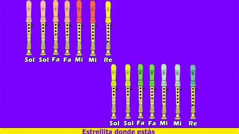 Estrellita Donde Est S En Flauta Dulce Con Notas Youtube