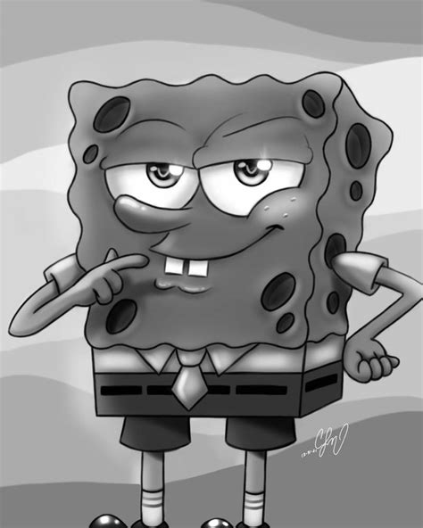 SpongeBob SquarePants (fan art) by CLMartwork on DeviantArt