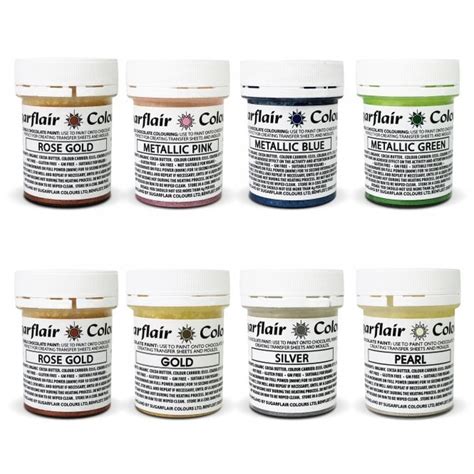 Gold Edible Glitter Paint Food Colouring By Sugarflair