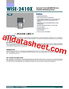 Wise X Datasheet Pdf Advantech Co Ltd