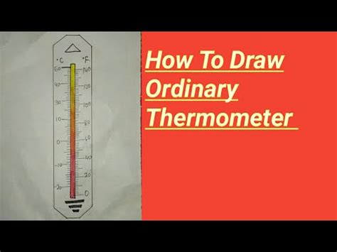 How To Draw Ordinary Thermometer Diagram Find The New Requested