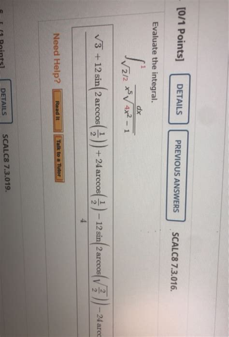 Solved Points Details Previous Answers Scalc Chegg