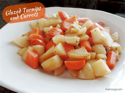 Easy Glazed Turnips And Carrots Recipe Turnip Vegetable Dishes