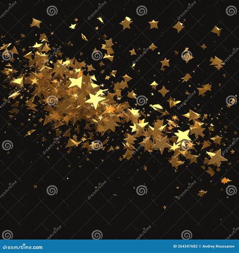 Gold Sparkle Texture on Black. AI Stock Illustration - Illustration of ...