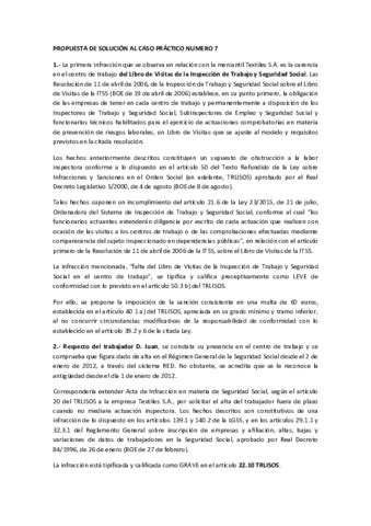 Propuesta De Solucion Al Caso Practico Numero Pdf