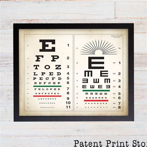 Eye Chart Art - Etsy