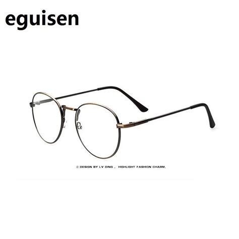 width 136 metal thin eyeglasses frames 9254 round reading glasses men ...