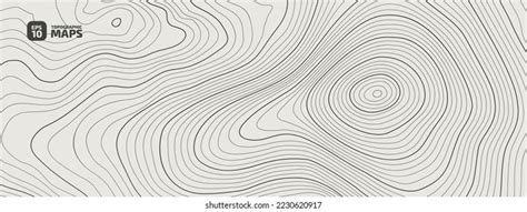 Stylized Height Topographic Map Contour Lines Stock Vector Royalty Free 2230620917 Shutterstock