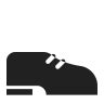 Mans Shoe Icon FluentUI Emoji Mono Iconpack Microsoft