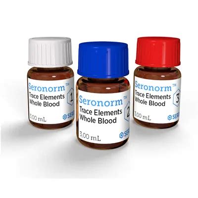 Seronorm Trace Elements Whole Blood L 2 LAB MARK