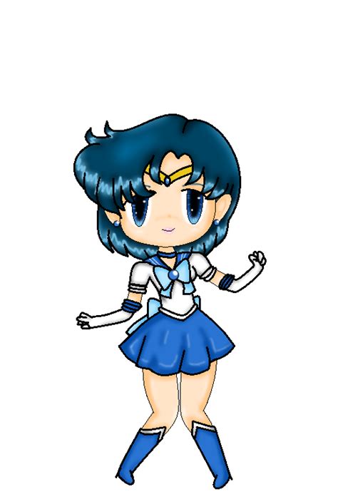 Sailor Mercury Chibi Sailor Moon Fan Art 38333178 Fanpop