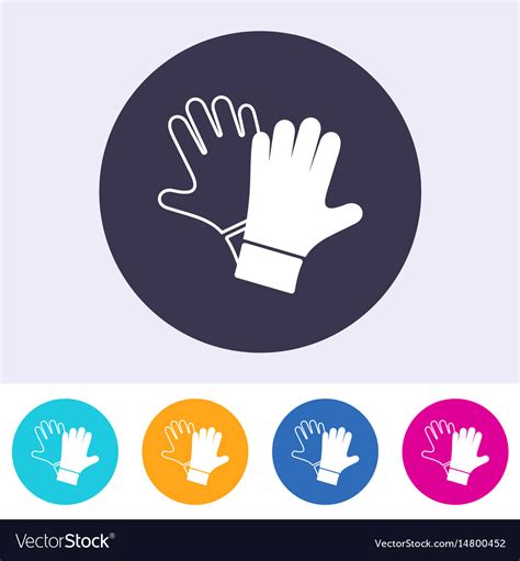 Protective Gloves Must Be Worn Icon Royalty Free Vector