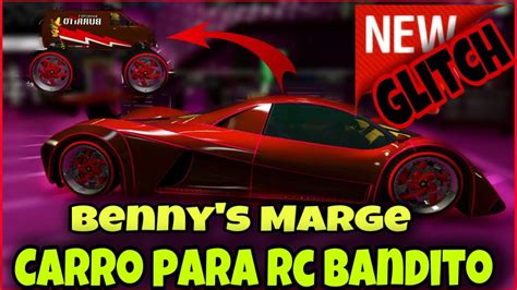 Gta V Novo Glitch Bennys Merge Carro Para Rc Bandito De Acerto